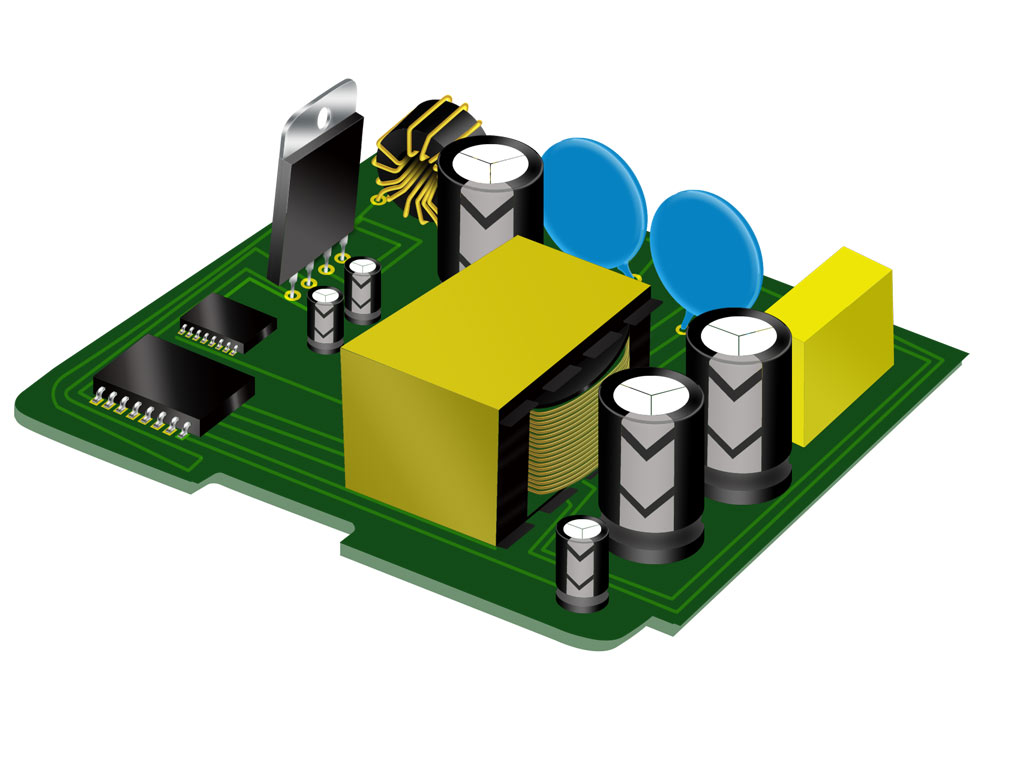 電源适配器内部電路示意圖