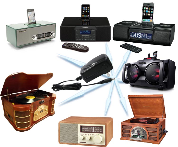 AM/FM收音機 全頻段收音機專用電源适配器 